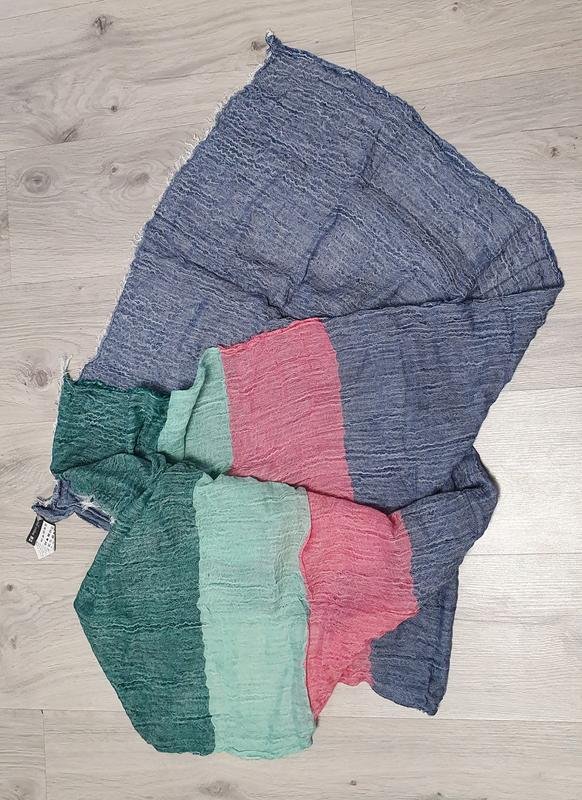 Унисекс BOSS Orange Шарф Тёмно-синий