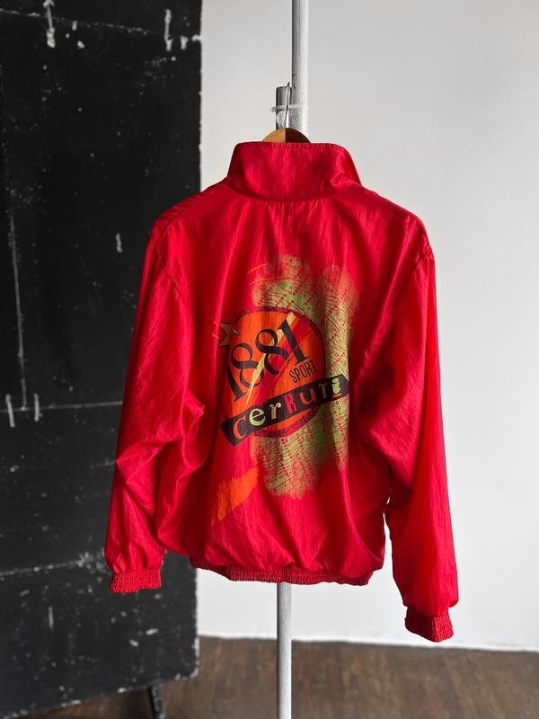 Мужской Cerruti Куртка Красный Хлопок 38 / M / 46