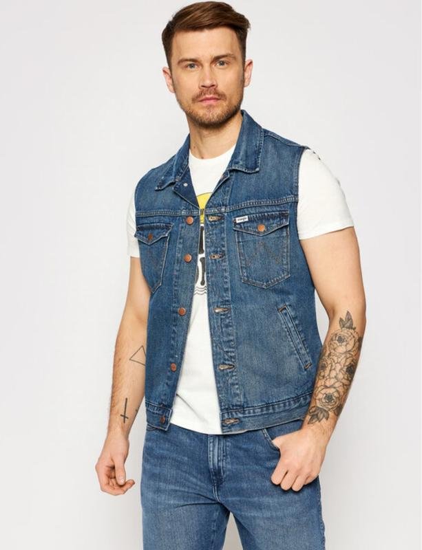 Мужской Blackstone Жилетка Голубой 38 / M / 46