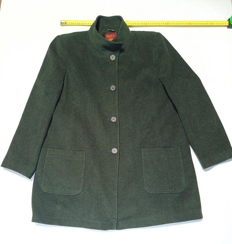 Femme Kesta by David Barry Manteau Kaki Cachemire