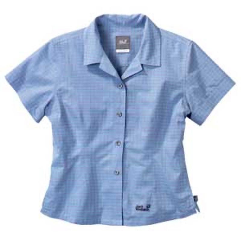 Femme Jack Wolfskin Chemise Bleu Marine 40 / L /
