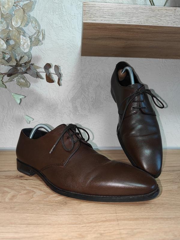 Men Hugo Boss Heels Brown Leather 43