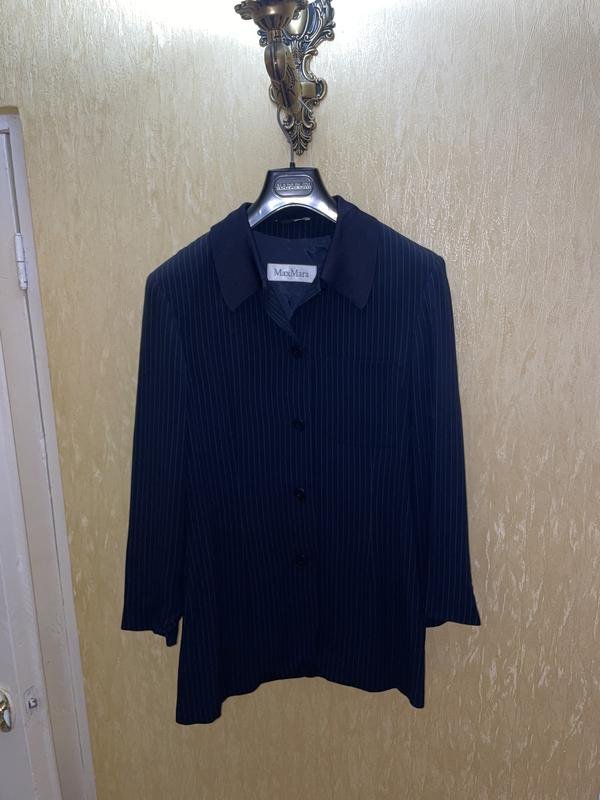 Damen Max Mara Sakko Marineblau 40 / L / 48