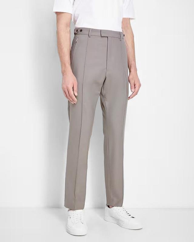 Herren Dries Van Noten Hose Beige Wolle 33 / L /