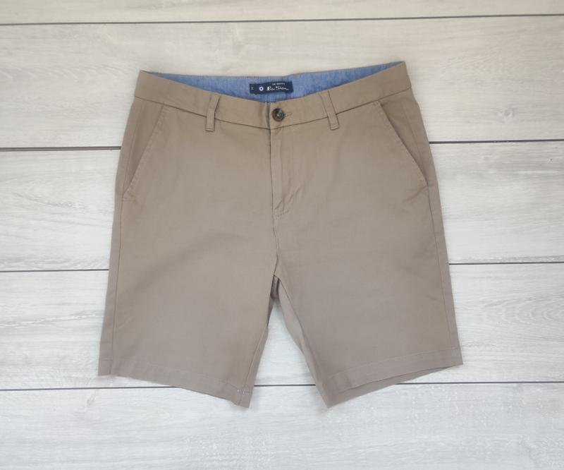 Homme Ben Sherman Shorts Marron Coton 32