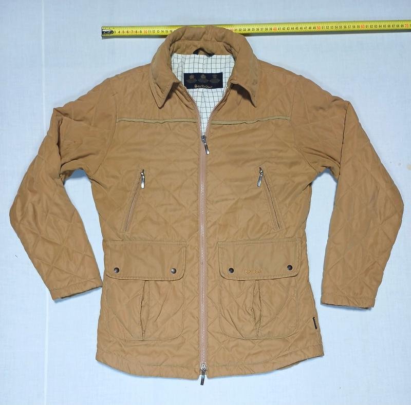 Женская Barbour Куртка Бежевый Полиэстер 36
