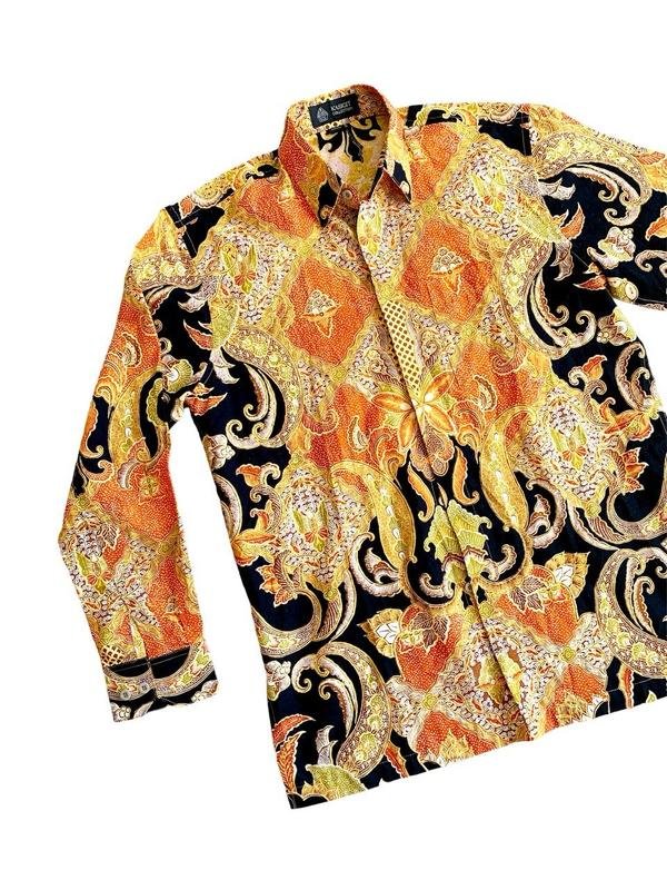 Мужская Рубашка Разноцветный Хлопок 36 / S / 44