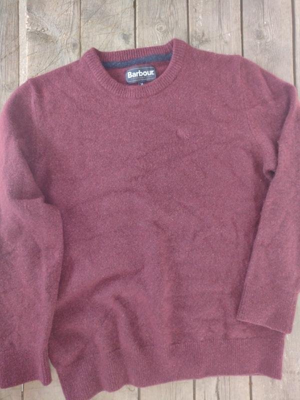 Damen Barbour Pullover Burgunder Viskose 38 / M /