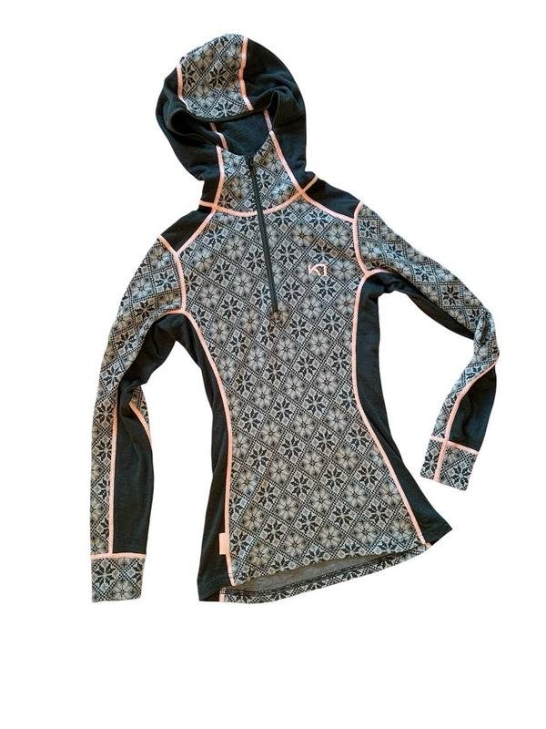 Women Kari Traa Thermal Top Grey Wool 34 / XS / 42