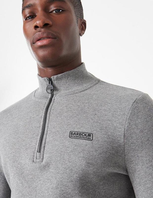 Herren Barbour Pullover Grau Baumwolle 38 / M / 46