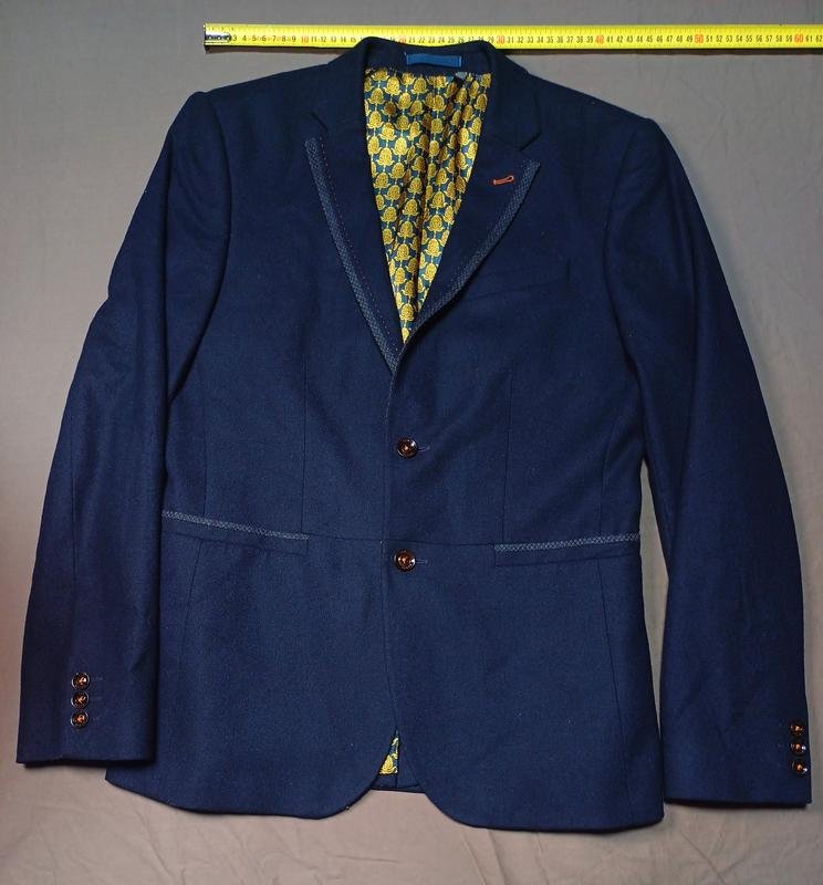 Homme Ted Baker Blazer Noir Cachemire 38 / M / 46
