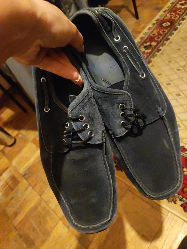 Homme Bally Mocassins Bleu Marine Suède 42