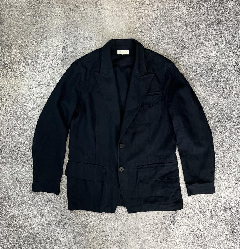 Men Dries Van Noten Blazer Black 38 / M / 46