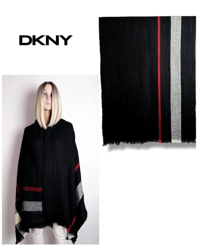 Femme DKNY Écharpe Noire Taille Unique