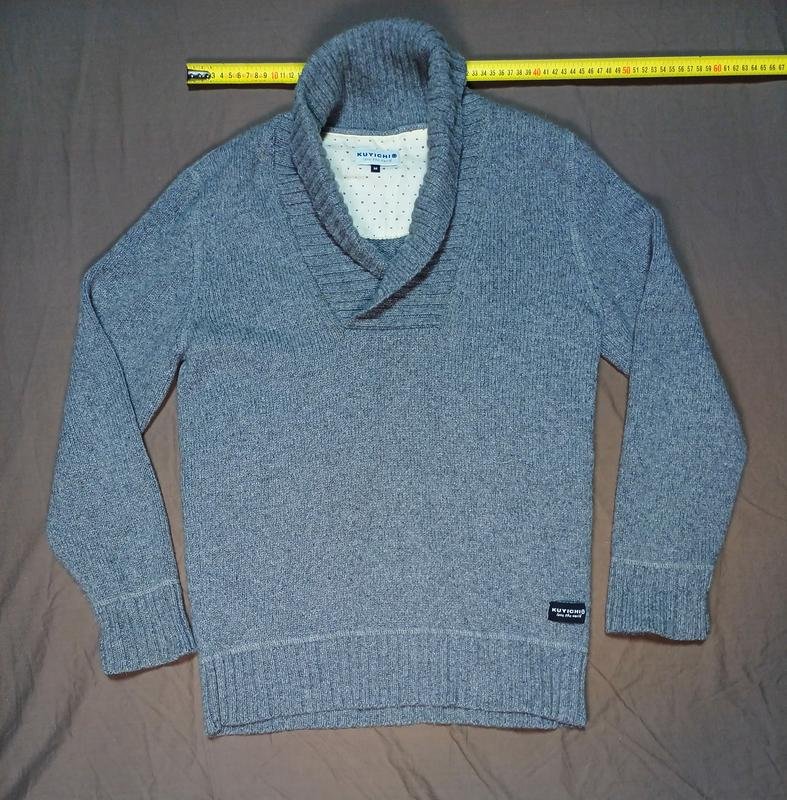 Men Kuyichi Sweater Grey Wool 38 / M / 46