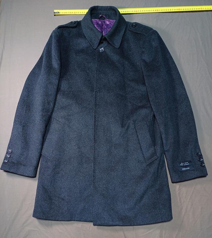 Мужской Louis Féraud Пальто Серый Кашемир 40 /L /