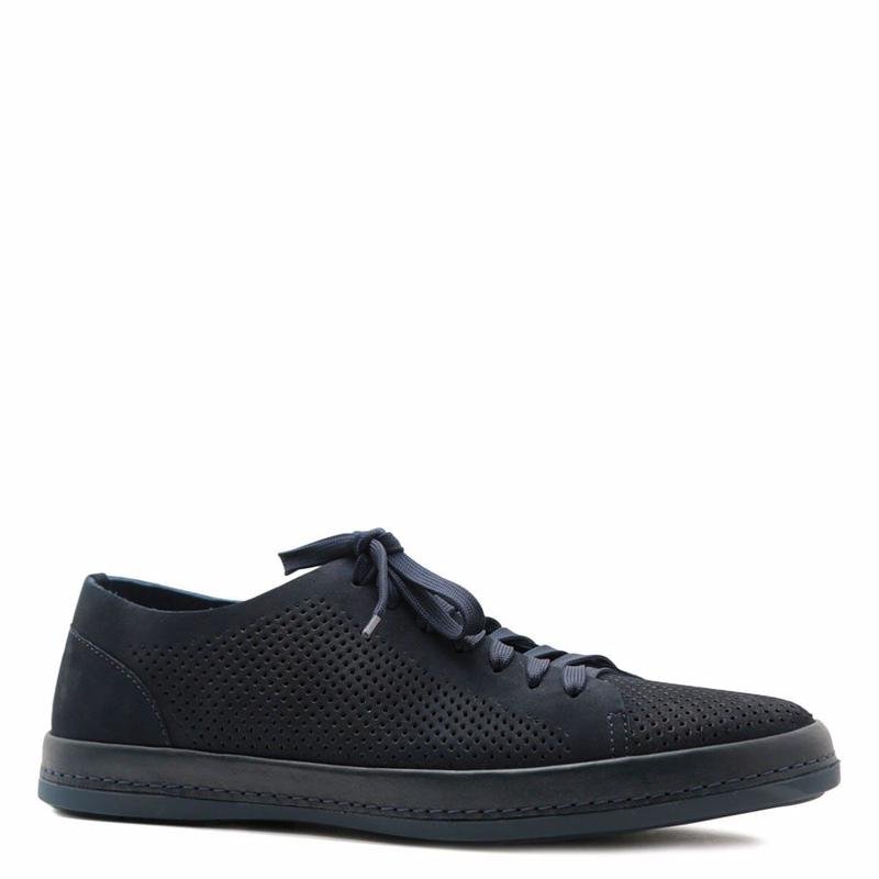 Men Heels Navy Leather 40