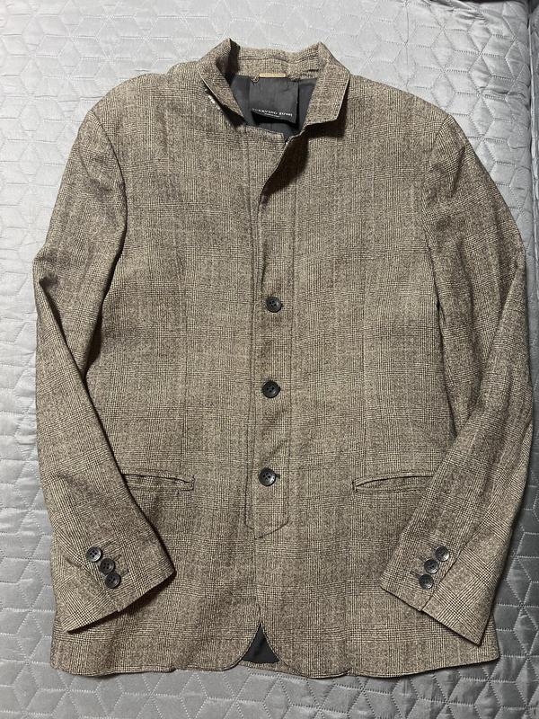 Men Ermanno Scervino Blazer Brown Wool 44 / XXL /