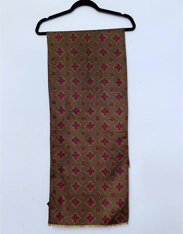 Etro Платок Хаки Шелк