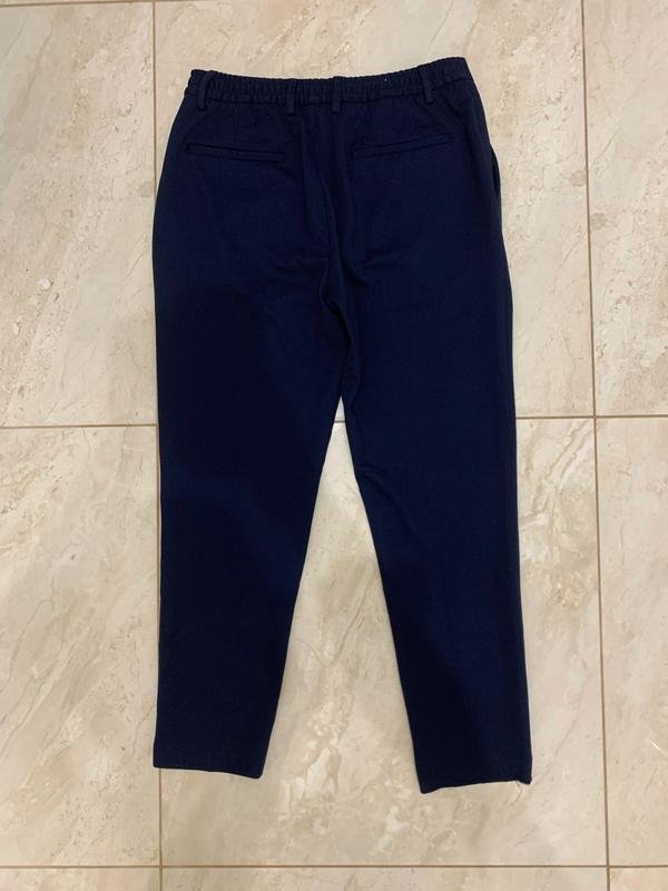 Homme ZARA Pantalon Bleu Marine 33 / L / 48