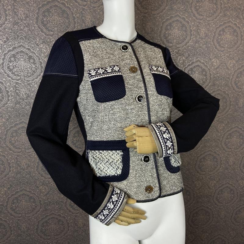 Женский Sportalm Пиджак Тёмно-синий Вискоза 38 / M