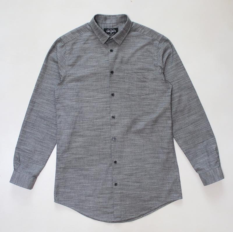 Мужской ACW85 Рубашка Серый Хлопок 38 / M / 46