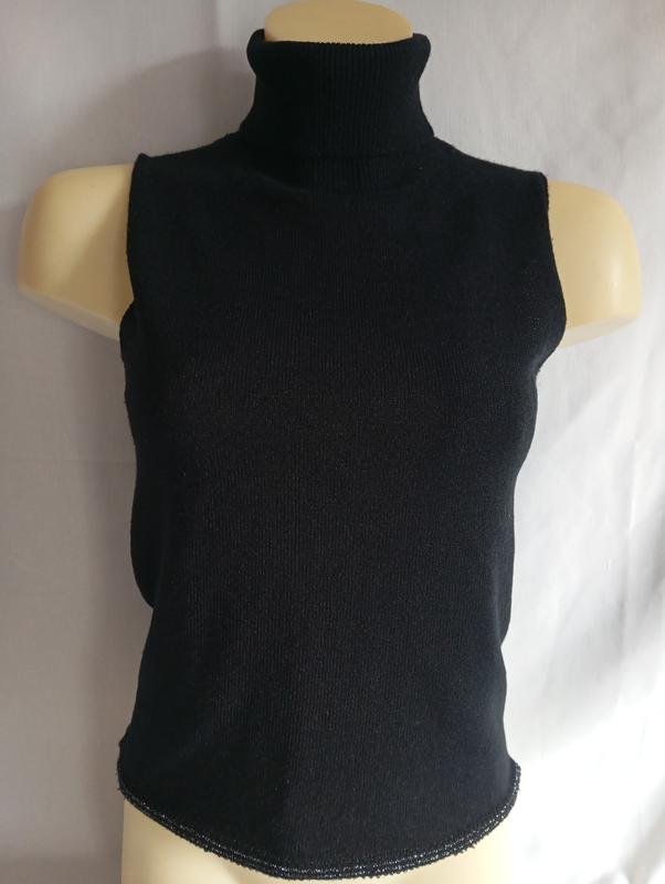 Женский Anne Klein Водолазка Чёрный Полиэстер 38 /