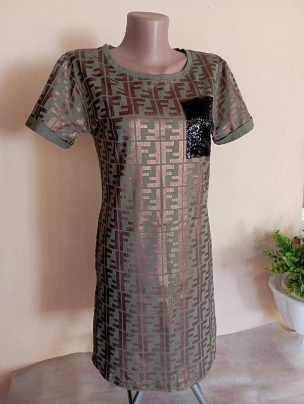 Femme Robe Fendi Or 36 / S / 44