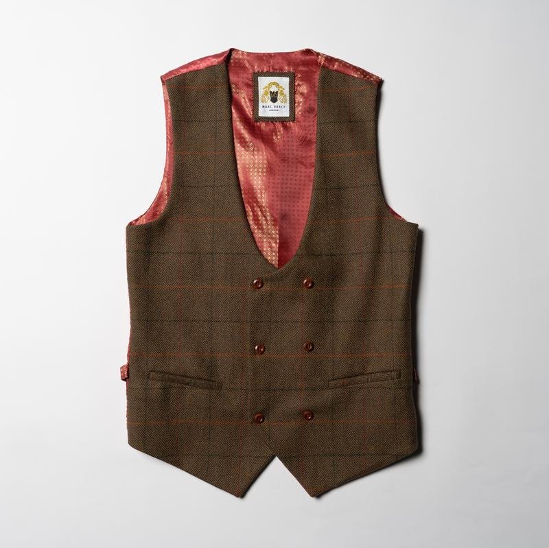 Men Marc Darcy Vest Brown 36 / S / 44