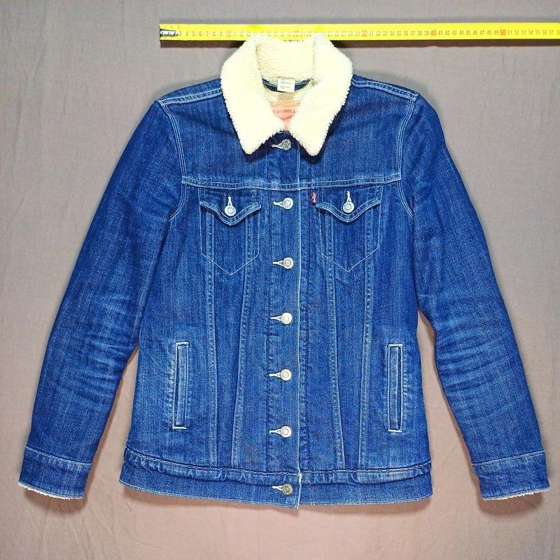 Женская Levi's Куртка Тёмно-синий Полиэстер 34 /
