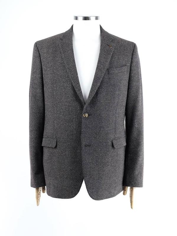 Men Ben Sherman Blazer Brown Wool Blend 42 / XL /