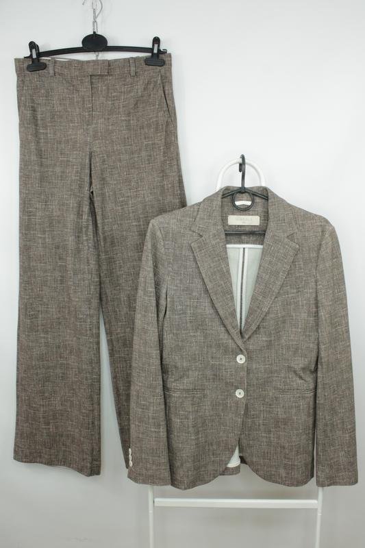 Women Gran Sasso Suit Brown Cotton 38 / M / 46