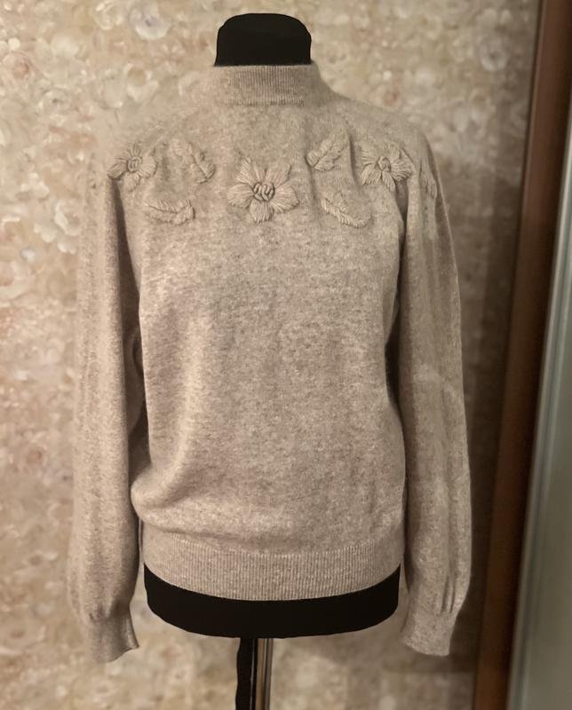 Женский Cacharel Свитер Бежевый Ангора 40 / L / 48