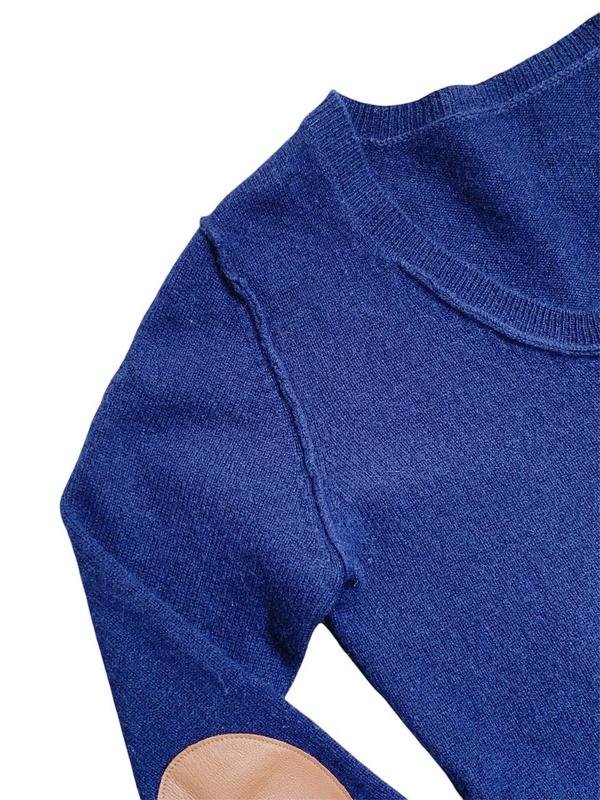 Women Cashmere Sweater Navy Cashmere 36 / S / 44