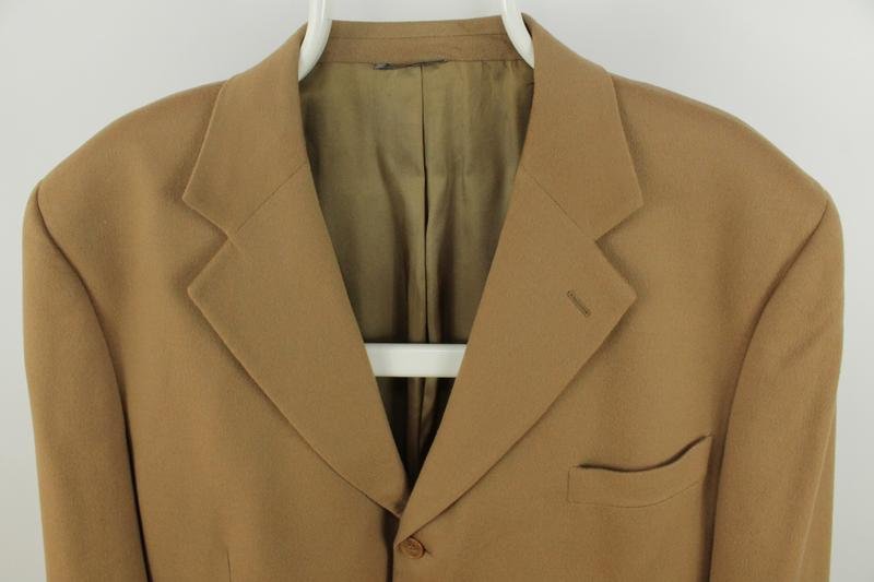 Homme Fendi Blazer Moutarde Laine/Cachemire