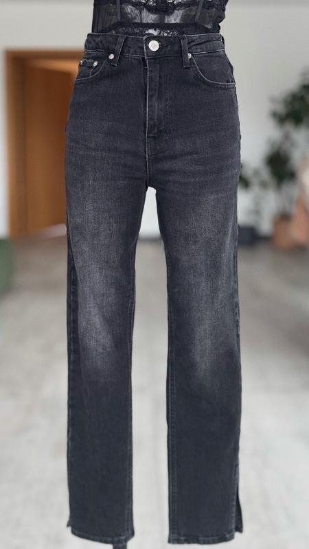 Damen Palace Jeans Schwarz Denim 25 / XS