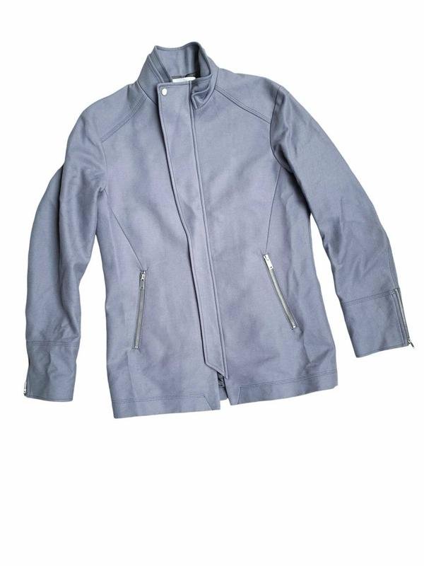 Men Reiss Jacket Grey Cotton 38 / M / 46