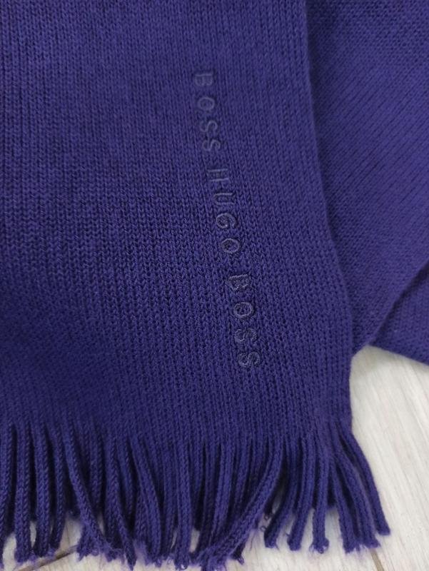 Унисекс Hugo Boss Шарф Фиолетовый Шерсть