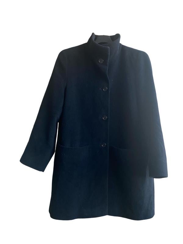 Femme Gil Bret Manteau Noir Angora 38 / M / 46