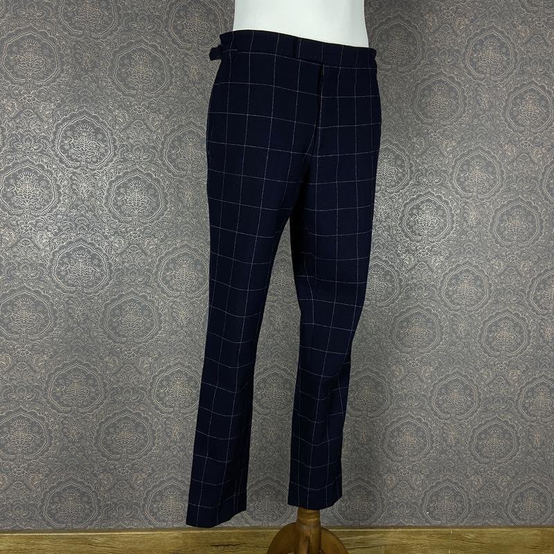 Uomo Reiss Pantaloni Blu Navy Poliestere 31 / M /