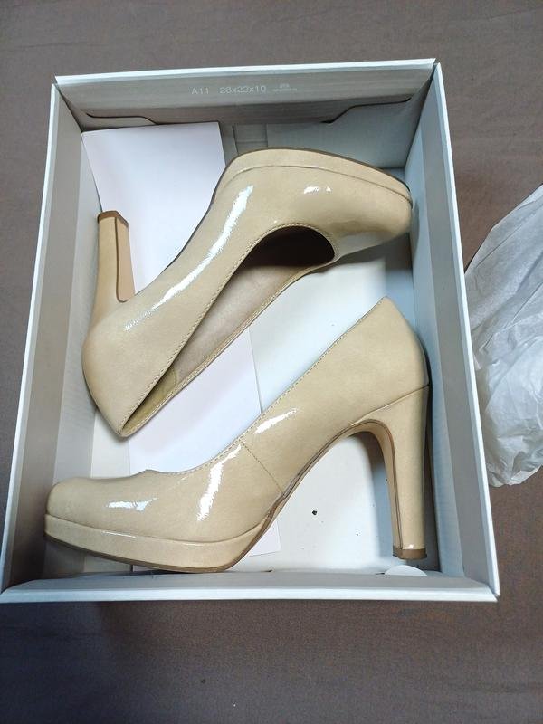 Женские Tamaris Туфли Белые Синтетика 36