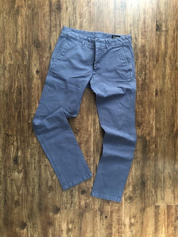 Herren Bonobos Hose Marineblau Baumwolle 30 / S /