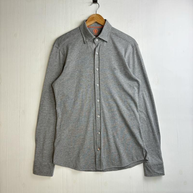 Uomo Bogner Camicia Grigia 36 / S / 44