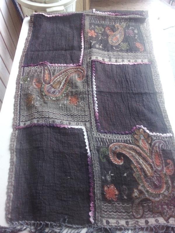 Женский Etro Шарф Коричневый Шерсть