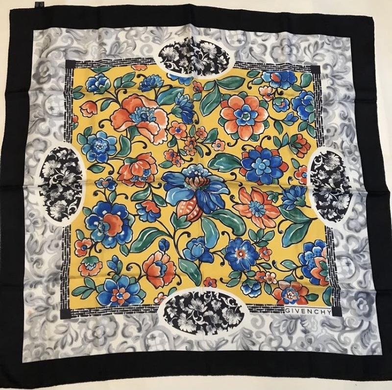 Givenchy Scarf Multicolor Silk