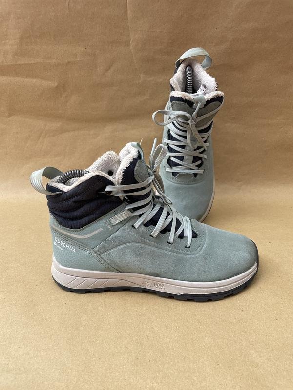 Damen Quechua Stiefel Türkis Wildleder 34.5