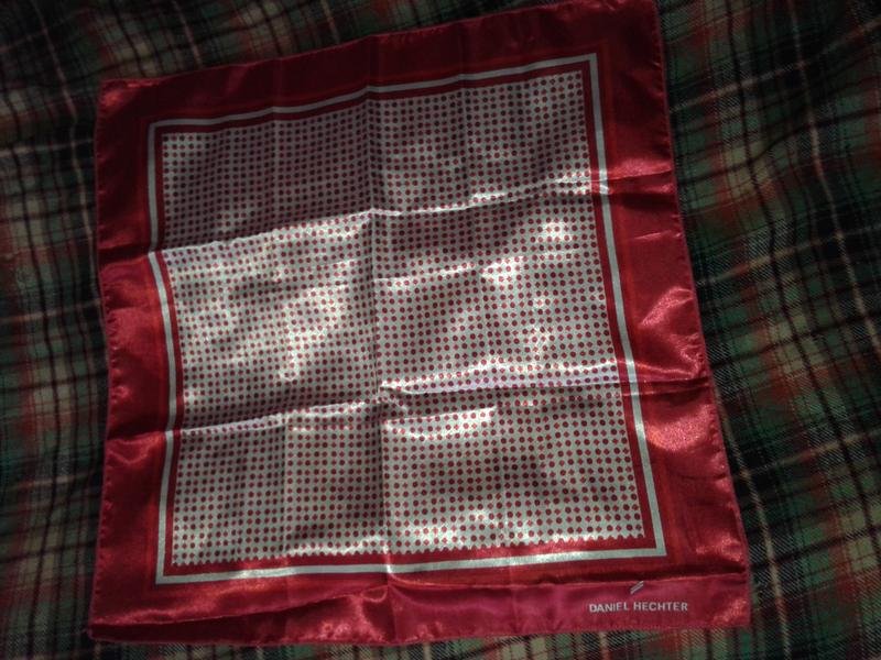 Unisex Daniel Hechter Schal Rot