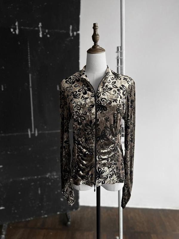 Donna Joseph Ribkoff Giacca Marrone Nylon 36 / S /