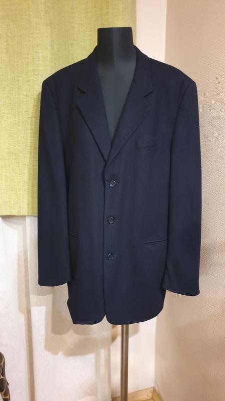 Men Corneliani Blazer Navy Cashmere 42 / XL / 50