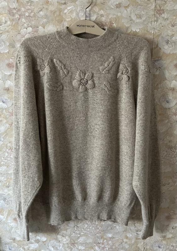 Женский Cacharel Свитер Бежевый Ангора 40 / L / 48